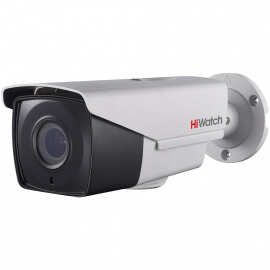 HiWatch DS-T506 (2.8 -12  mm) 5 Мп Уличная миниатюрная bullet-камера HD-TVI, 1/3&quot; HiWatch DS-T506 (2.8 -12  mm) 5 Мп Уличная (-40…+60) bullet-камера с поддержкой HD-TVI, матрица 1/3" CMOS, разрешение 2592×1944 (5Мп) 20Fps или 2560х1440 25 Fps, чувствительность 0.01 Люкс при F1.2, режим «день/ночь» с механическим ИК-фильтром (ICR), моторизированный объектив 2.8-12 мм, DNR, BLC, Smart ИК-подсветка EXIR до 40 м, OSD, IP67, кронштейн в комплекте, гарантия 2 года.