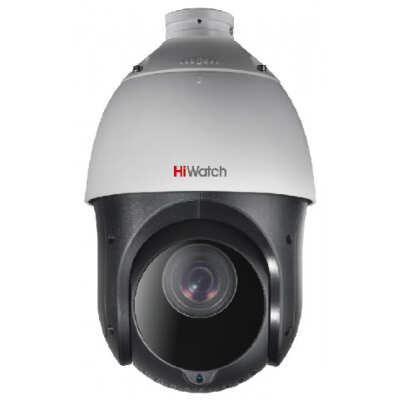 HiWatch DS-T265 (4 -92 mm) Уличная поворотная HD-TVI камера 1080p с 23x зумом и ИК-подсветкой HiWatch DS-T265 (4 -92 mm) Уличная (-35…+65) аналоговая HD-TVI (TurboHD) скоростная поворотная купольная камера, 1/2.8" CMOS, разрешение 1920x1080 (2Мп), чувствительность 0.05/0.005 Люкс при F1.4, режим «день/ночь» с ICR, трансфокатор 23x, широкий динамический диапазон (DWDR), цифровое шумоподавление (3D DNR), BLC, ИК-подсветка до 100м, скорость поворота 80°/с, GPIO, IP66, питание 24В, гарантия 2 года