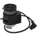 AC-1MP02812D.IR,-1.3-мегапиксельный вариофокальный объектив 2.8-12 мм для профессиональных AC-1MP02812D.IR - 1.3-мегапиксельный вариофокальный объектив 2.8-12 мм для профессиональных видеокамер с автоматической диафрагмой и ИК-коррекцией для работы в ночном режиме. Подходит для IP и аналоговых камер с разрешением до 1.3 Мп и матрицей 1/2.7" или менее. Светосила F1.4, углы обзора (горизонталь) 92°~27,2°, тип крепления CS, размеры 29x44x43 мм