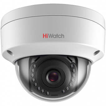 HiWatch DS-I202 (2,8 mm) 2Мп, компактная вандалозащищенная купольная IP-камера HiWatch DS-I202 (2,8 mm), Уличная (-40…+60) компактная вандалозащищенная купольная IP-камера, матрица 1/2.8" CMOS, видео H.264/MJPEG с разрешением 1920x1080 25Fps, поддержка двух видеопотоков, чувствительность 0.01 Люкс при F1.2 и 0 Люкс с ИК, объектив 2.8 / 4 / 6 мм F2.0 с 2-axis, режим «день/ночь» с ICR, DWDR, 3D DNR, BLC, ROI, Smart-функции, ИК-подсветка до 30 м, питание 12В или PoE, IP67, IK10, гарантия 2 года.