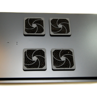 Модуль вент. KRA-FUN-1000 (4) для шкафов KRC глубиной 1000 мм, 4 вентилятора, черный, Krauler