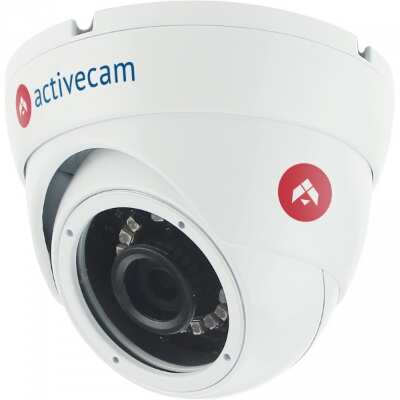 ActiveCam AC-TA481IR2 (3,6 mm) 2 Мп. Видеокамера HD TVI цветная купольная уличная антивандальная со ActiveCam AC-TA481IR2 (3,6 mm) 2 Мп. Видеокамера HD TVI цветная купольная уличная антивандальная со встроенной ИК подсветкой (механический ИК-фильтр), ДЕНЬ/НОЧЬ; 1/2.8" Sony Exmor IMX322, 2 МП (1920х1080); 0.05 Лк / 0 Лк (ИК вкл); f=3.6; S/N: более 52dB; Режимы работы: 1080Р TVI / 960Н PAL; Дальность ИК подсветки до 25 м; OSD , 3D-NR, DWDR, UTC (в интерфейсе регистратора); DC12В/500мА; –40°...+60°; IP66; Ø94 х 69мм