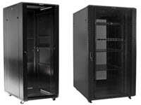 Шкаф напольный TTC-4261-SR-RAL9004 19", 42U, 2055x600х1000 черный, перф.двери, Hyperline
